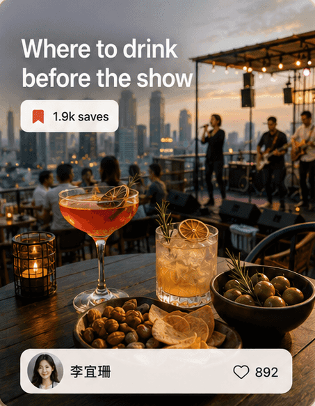 Rooftop bars for sunset drinks